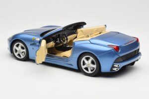 Ferrari California Világoskék Hot Wheels 1:18 N2043 Fém – 5. kép a 8-ből