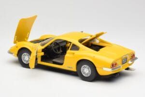 Ferrari Dino 246 GT Sárga Anson 1:18 30301W Fém – 5. kép a 8-ből