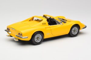 Ferrari Dino 246 GTS Sárga Hot Wheels 1:18 23920 Fém – 3. kép a 8-ből