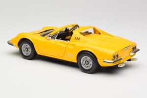 Ferrari Dino 246 GTS Sárga Hot Wheels 1:18 23920 Fém – 7. kép a 8-ből