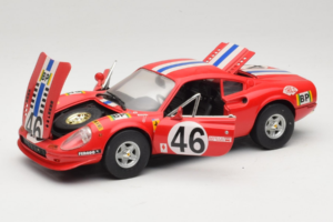 Ferrari Dino 246 GT #46 Piros Anson 1:18 3580-P1 Fém – 2. kép a 8-ből