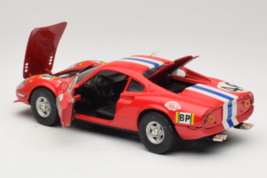 Ferrari Dino 246 GT #46 Piros Anson 1:18 3580-P1 Fém – 5. kép a 8-ből