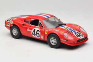 Ferrari Dino 246 GT #46 Piros Anson 1:18 3580-P1 Fém – 6. kép a 8-ből