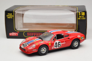Ferrari Dino 246 GT #46 Piros Anson 1:18 3580-P1 Fém – 8. kép a 8-ből