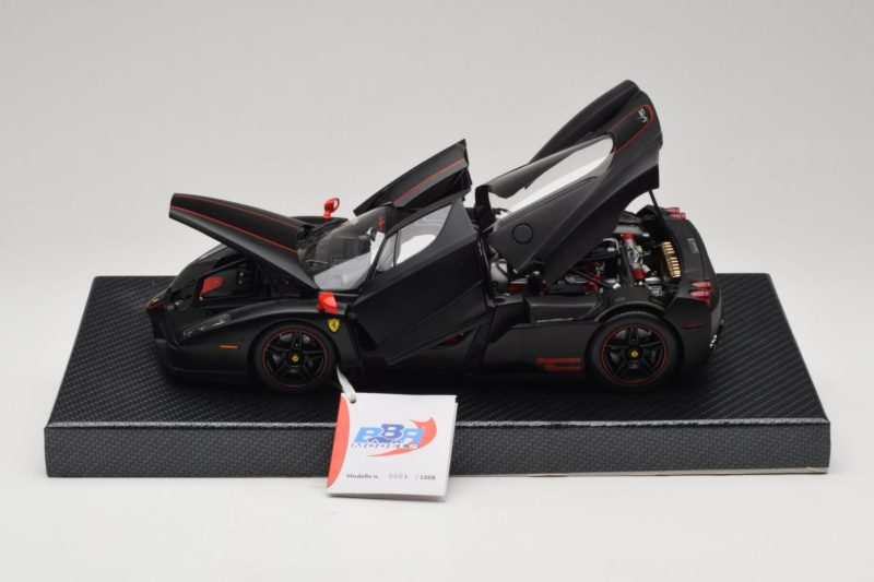 Ferrari Enzo Matt Black Korlátozott Kiadás BBR 1:18 HE180029 Fém