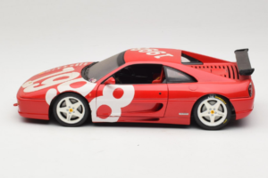 Ferrari F355 Berlinetta Piros fehér kerekekkel UT Models 1:18 180074020-P2 Fém – 4. kép a 8-ből