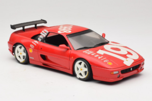 Ferrari F355 Berlinetta Piros fehér kerekekkel UT Models 1:18 180074020-P2 Fém – 6. kép a 8-ből