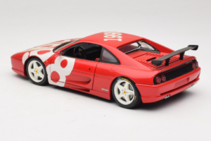 Ferrari F355 Berlinetta Piros fehér kerekekkel UT Models 1:18 180074020-P2 Fém – 7. kép a 8-ből
