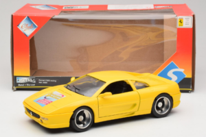 Ferrari F355 Racing Sárga Faszination Modelbau Limitált Kiadás Solido 1:18 9009 Fém – 7. kép a 7-ből
