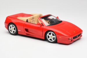 Ferrari F355 Spider Piros Hot Wheels 1:18 25733 Fém – 6. kép a 8-ből