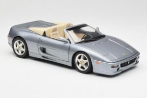 Ferrari F355 Spider Ezüst Hot Wheels 1:18 23907-M1 Fém – 6. kép a 8-ből