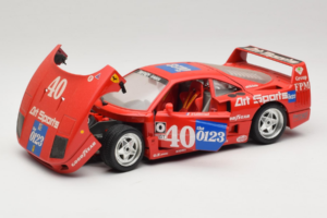 Ferrari F40 #40 J-P. Jabouille / O. Grouillard Art Sports 1987 Bburago 1:18 3332-A1 Fém – 2. kép a 8-ből