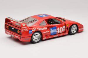 Ferrari F40 #40 J-P. Jabouille / O. Grouillard Art Sports 1987 Bburago 1:18 3332-A1 Fém – 3. kép a 8-ből