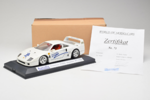 Ferrari F40 Autoliv Fehér Limitált Kiadás 150 db Exclusive Cars 1:18 EC001 Fém – 9. kép a 9-ből