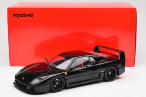 Ferrari F40 Fekete Kyosho 1:18 08416BK Fém – 10. kép a 10-ből