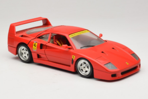Ferrari F40 Club Deutschland Piros Bburago 1:18 3032-L3 Fém – 6. kép a 8-ből