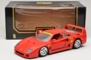 Ferrari F40 Club Deutschland Piros Bburago 1:18 3032-L3 Fém – 8. kép a 8-ből