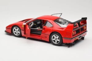 Ferrari F40 Competizione Test Version Piros Hot Wheels 1:18 P9922 Fém – 5. kép a 8-ből