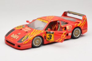 Ferrari F40 Evoluzione #3 Brummel Piros 1987 Bburago 1:18 3022-P2 Fém – 2. kép a 8-ből