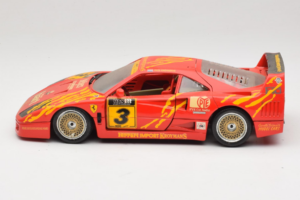 Ferrari F40 Evoluzione #3 Brummel Piros 1987 Bburago 1:18 3022-P2 Fém – 4. kép a 8-ből