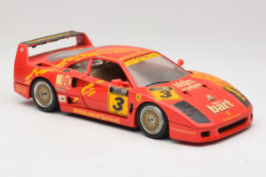 Ferrari F40 Evoluzione #3 Brummel Piros 1987 Bburago 1:18 3022-P2 Fém – 6. kép a 8-ből