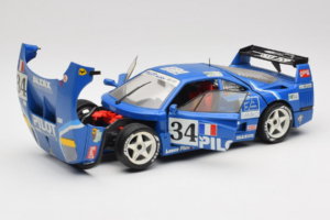 Ferrari F40 Evoluzione #34 Kék Custom 1987 Bburago 1:18 3032-C1 Fém – 2. kép a 8-ből