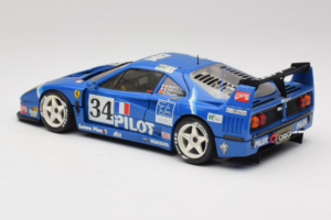 Ferrari F40 Evoluzione #34 Kék Custom 1987 Bburago 1:18 3032-C1 Fém – 7. kép a 8-ből