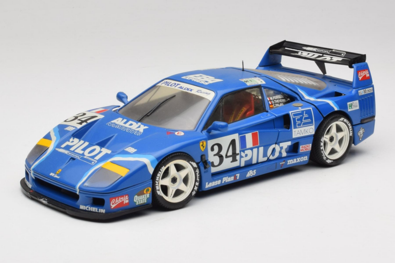 Ferrari F40 Evoluzione #34 Kék Custom 1987 Bburago 1:18 3032-C1 Fém