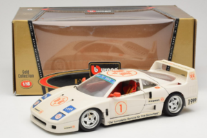 Ferrari F40 #1 Expert Fehér 1987 Bburago 1:18 3332-W2 Fém – 8. kép a 8-ből