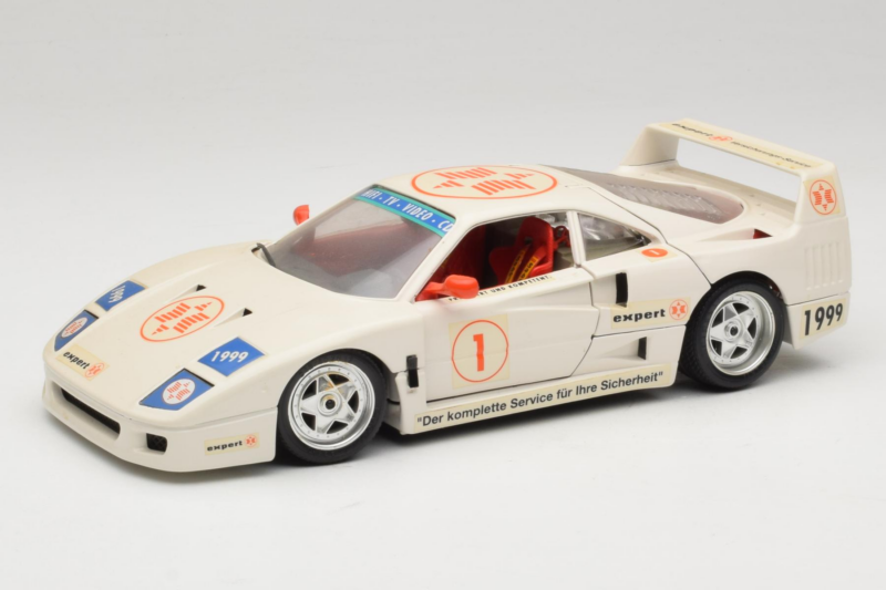 Ferrari F40 #1 Expert Fehér 1987 Bburago 1:18 3332-W2 Fém