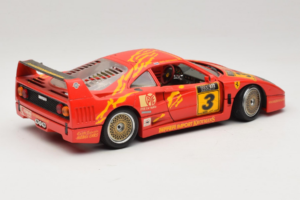 Ferrari F40 #3 F. Kroymans Ferrari Imports Kroymans BBS Wheels Piros 1987 Bburago 1:18 3032-H1 Fém – 3. kép a 8-ből