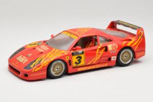 Ferrari F40 #3 F. Kroymans Ferrari Imports Kroymans BBS Wheels Piros 1987 Bburago 1:18 3032-H1 Fém