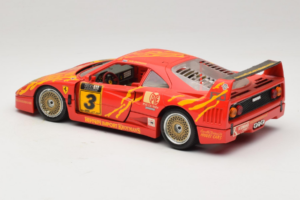 Ferrari F40 #3 F. Kroymans Ferrari Imports Kroymans BBS Wheels Piros 1987 Bburago 1:18 3032-H1 Fém – 7. kép a 8-ből