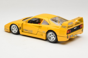 Ferrari F40 Interconti Car HiFi Sárga Bburago 1:18 3032-I1 Fém – 7. kép a 8-ből