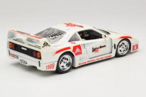 Ferrari F40 Kart-o-Mania Fehér Bburago 1:18 3332-W3 Fém – 3. kép a 8-ből