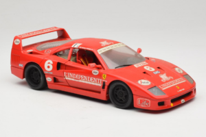 Ferrari F40 #6 V. Colombo L'Indipendente Piros 1987 Bburago 1:18 3032-L1 Fém – 6. kép a 8-ből