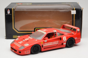Ferrari F40 #6 V. Colombo L'Indipendente Piros 1987 Bburago 1:18 3032-L1 Fém – 8. kép a 8-ből