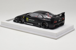 Ferrari F40 LB Works Monster Energy Matt Black BBA 1:18 REMC026 Gyanta – 5. kép a 7-ből
