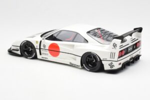 Ferrari F40 Liberty Walk Fehér GT Spirit 1:18 GT470 Gyanta – 4. kép a 5-ből