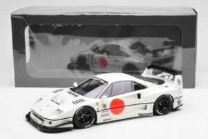 Ferrari F40 Liberty Walk Fehér GT Spirit 1:18 GT470 Gyanta – 5. kép a 5-ből
