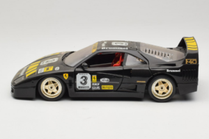 Ferrari F40 Magneti Marelli #3 Fekete Bburago 1:18 3022-B1 Fém – 4. kép a 8-ből