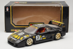 Ferrari F40 Magneti Marelli #3 Fekete Bburago 1:18 3022-B1 Fém – 8. kép a 8-ből
