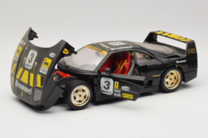 Ferrari F40 Magneti Marelli #3 Fekete Bburago 1:18 3022-B1 Fém – 2. kép a 8-ből
