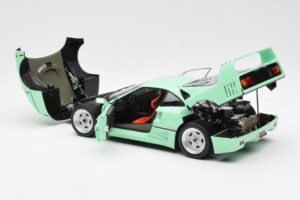 Ferrari F40 Menta Zöld Kyosho 1:18 08416MG Fém – 7. kép a 10-ből