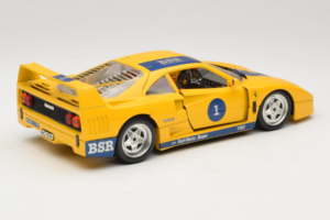 Ferrari F40 #1 Sárga Bauer Limitált Kiadás 100 db Bburago 1:18 BSR001 Fém – 3. kép a 8-ből
