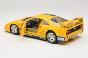 Ferrari F40 #1 Sárga Bauer Limitált Kiadás 100 db Bburago 1:18 BSR001 Fém – 5. kép a 8-ből