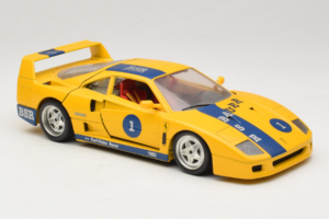 Ferrari F40 #1 Sárga Bauer Limitált Kiadás 100 db Bburago 1:18 BSR001 Fém – 6. kép a 8-ből