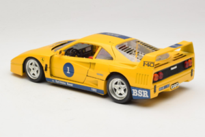Ferrari F40 #1 Sárga Bauer Limitált Kiadás 100 db Bburago 1:18 BSR001 Fém – 7. kép a 8-ből