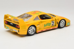 Ferrari F40 Totip Jolly Club #2 Sárga Bburago 1:18 3332-Y1 Fém – 3. kép a 8-ből