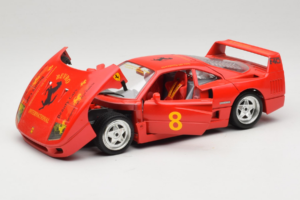 Ferrari F40 #8 Bevro International Piros 1987 Bburago 1:18 3332-P3 Fém – 2. kép a 8-ből